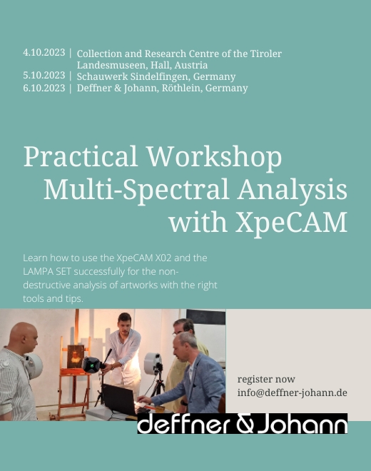 Register to workshop Multi-Spectral Analysis with XpeCAM