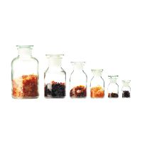 Apothekerflasche – Rundschulterflasche, Weithals, Klarglas 100 ml