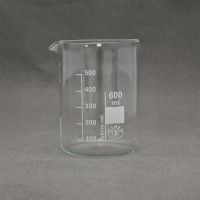 Becherglas, niedere Form mit Ausguss, 600 ml