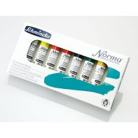 Norma® Professional Künstler-Ölfarbe, Sorte 11, 8 Farbtöne à 20 ml