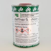 Gustav Berger’s O. F.® Isolating Varnish, 1 l Spray