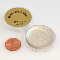 Shell Silver Fine, 1000/1000, brilliant, medium