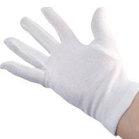 Cotton Gloves, Size 8/S