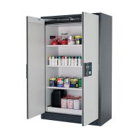 asecos® Safety Cabinet Q-PEGASUS-90, Width 1200 mm, Door Light Grey RAL 7035