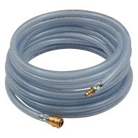 Compressed Air Hose, PVC, transparent, with quick-release coupling DN 7.2 mm, 10 m