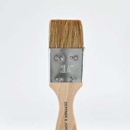 Ox Hair Brush (varnishing brush) flat, size 1,5"