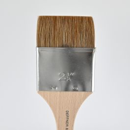 Ox Hair Brush (varnishing brush) flat, size 2,5"
