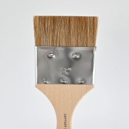 Ox Hair Brush (varnishing brush) flat, size 3"