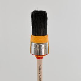Wistoba Ring Ferrule Paint Brush Oval, size 8
