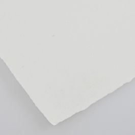 Europäisches Restaurierungs-Büttenpapier, handgeschöpft, cremeweiß, vergé, 60 g/m², Bogen à 50 x 70 cm