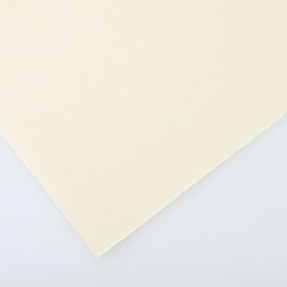 Europäisches Restaurierungs-Büttenpapier, handgeschöpft, hellbeige, vergé, 60 g/m², Bogen à 50 x 70 cm