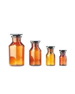 Apothekerflasche – Rundschulterflasche, Weithals, Braunglas 50 ml