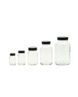 Weithals-Glasflasche Klarglas 500 ml