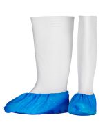 CPE Overshoes, blue, 100 pieces