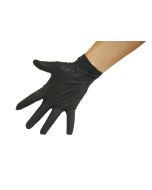 Future Talks Latex Gloves, black, L, Box à 100 pcs