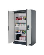 asecos® Safety Cabinet Q-PEGASUS-90, Width 1200 mm, Door Light Grey RAL 7035