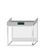 asecos® Base Frame for Hazardous Materials Work Station, 1200 x 555 x 865 mm