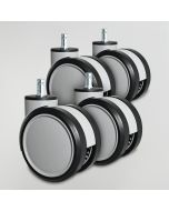 Set of 4 Castors for HAROLUX® Studio Luminaires