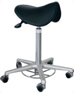Studio Saddle Stool, Model IV, with Castors and Foot 