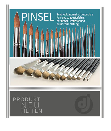 Pinsel - seit 1880 im Deffner und Johann Sortiment