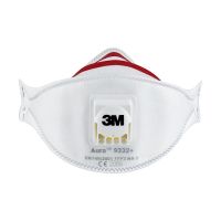 3M™ Aura™ Atemschutzmaske 9332+ mit Ventil FFP3, Packung à 10 Stück