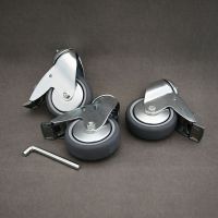 Swivel Castors for Manfrotto Stands, 3 Pieces