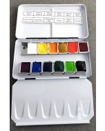 GAMBLIN Conservation Colors, Impressionist Colors, Set à 12, 1/2 pan_2