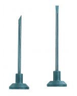 Mikro-Meißel flach (Schneide 2 mm breit) mit Feder