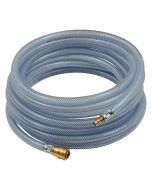 Compressed Air Hose, PVC, transparent, with quick-release coupling DN 7.2 mm, 5 m