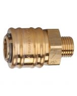 Quick-Release Coupling DN 7.2 mm, male thread 3/8”, brass