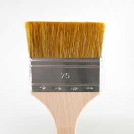 Flat Brush Ox Hair, Size 3"